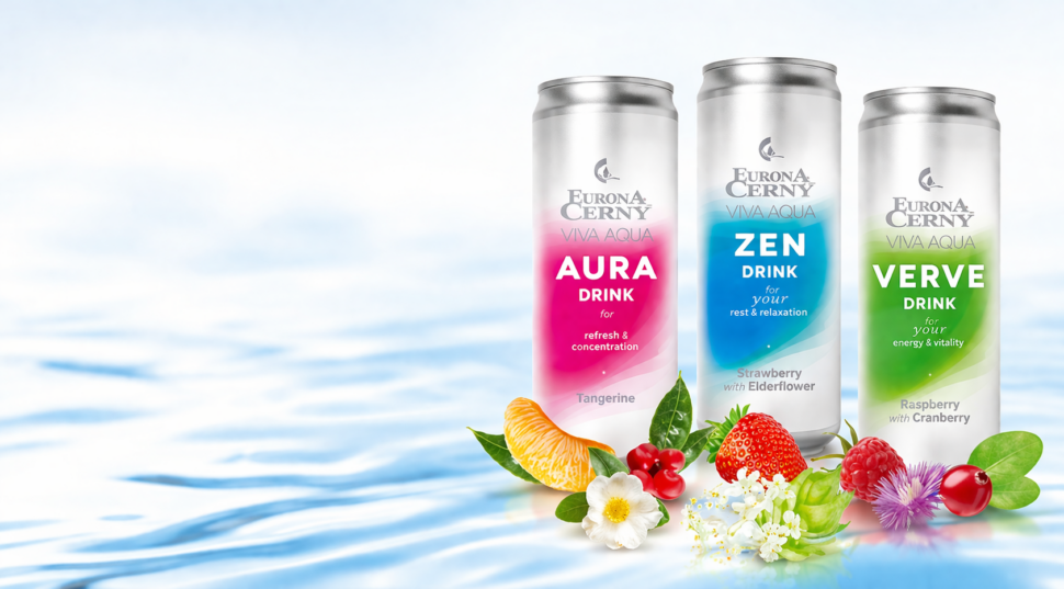 Funkční nápoje Eurona VERVE ZEN AURA